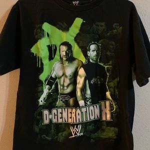 WWE vintage degeneration X Tshirt with triple h and Shawn Michaels